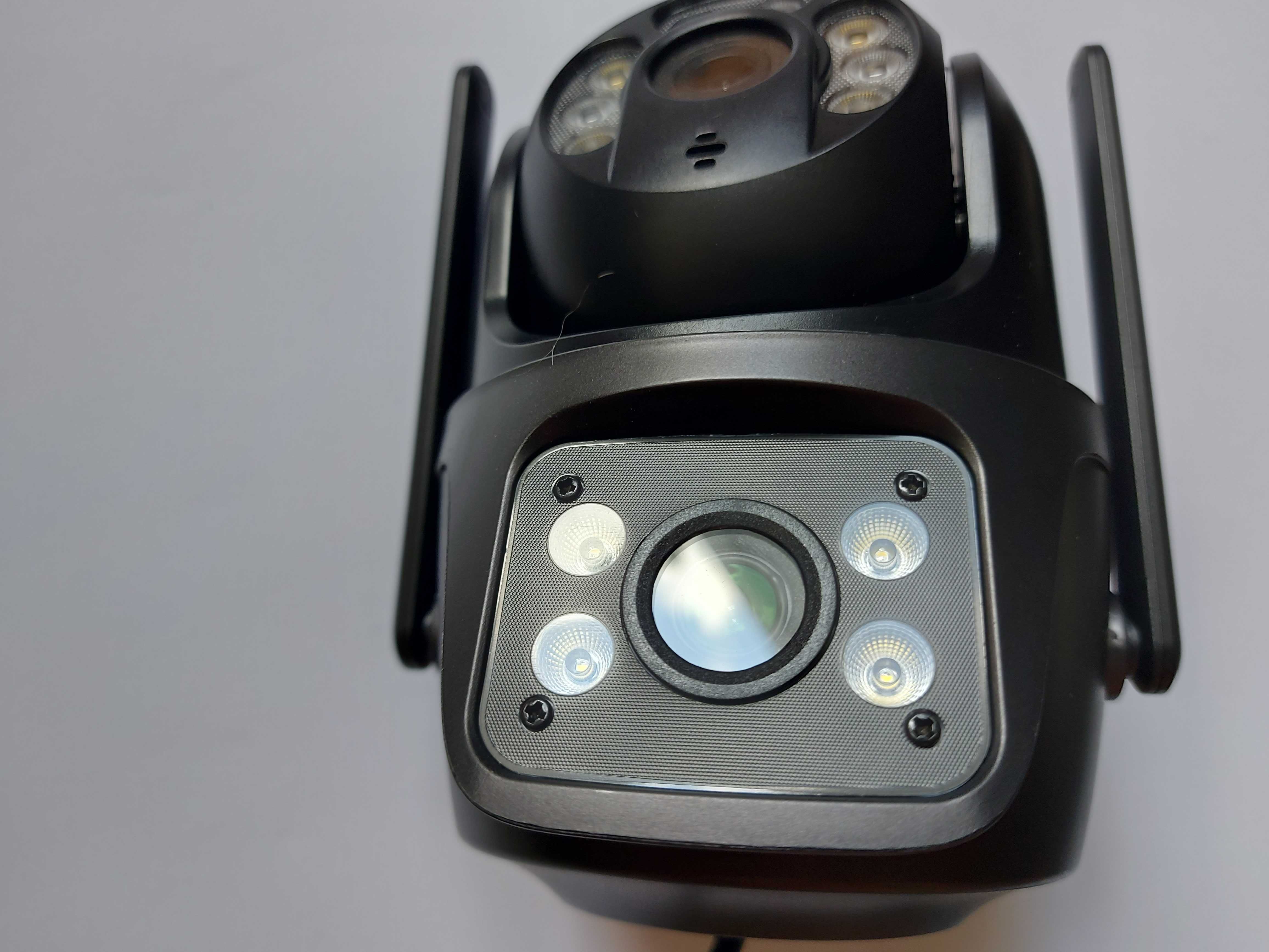 NOWA Wi-fi kamera 360, 2 obiektywy, monitoring, alarm, zewnętrzna,zoom