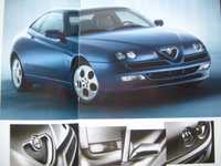 ALFA ROMEO GTV 1998 2.0 Twin Spark 16V & 3.0 V6 24V * prospekt BDB