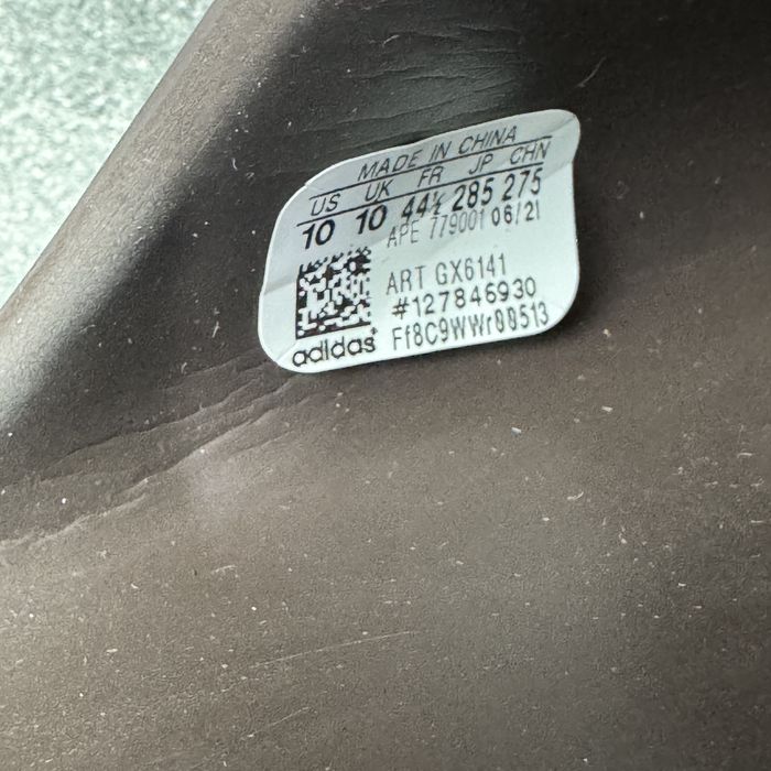 Тапочки шльопанці Adidas Yeezy Slide Soot GX6141 ОРИГІНАЛ 100% 44 р