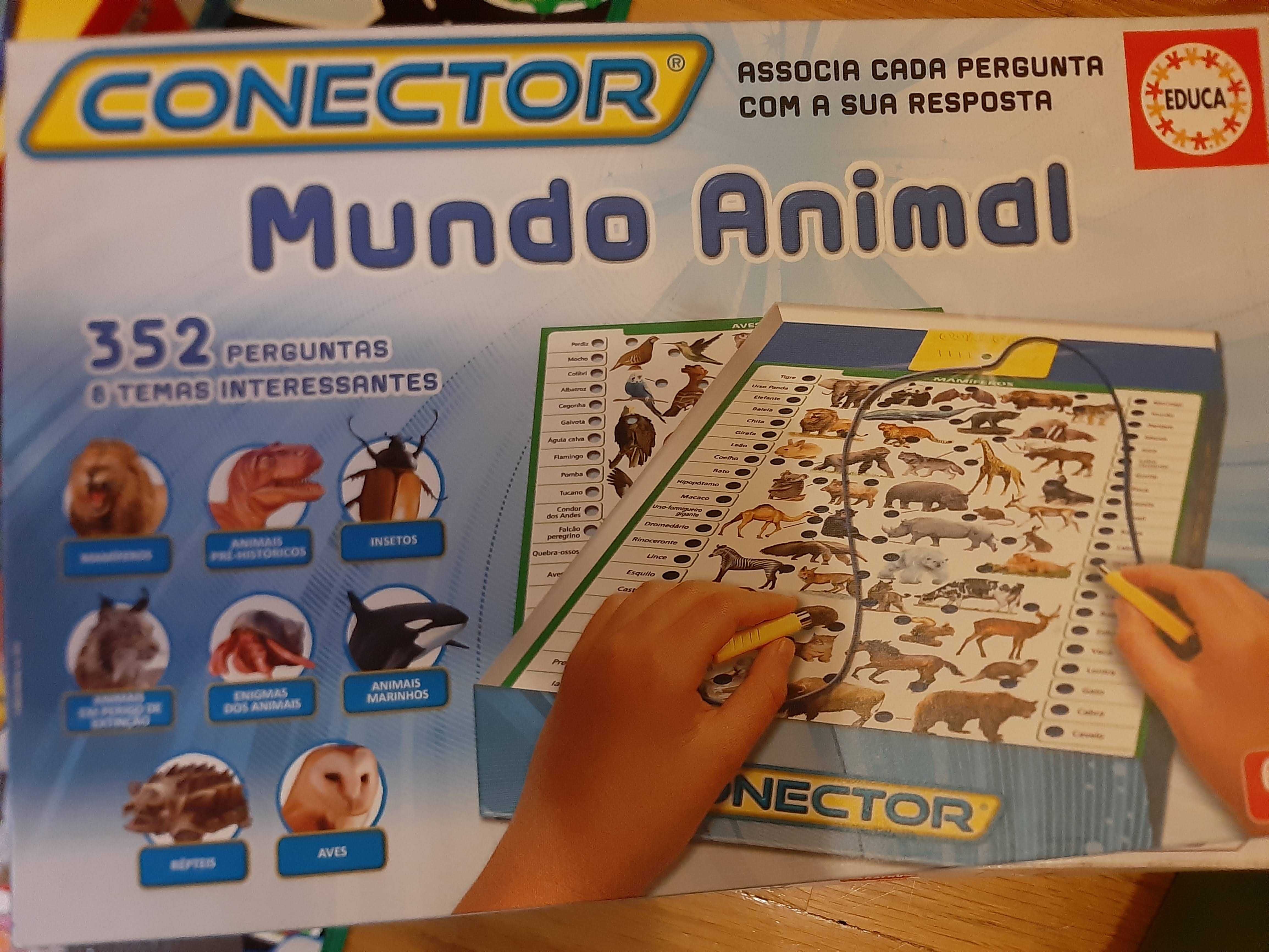 Jogo "Mundo animal" e jogo de palavras "Fun Battle"