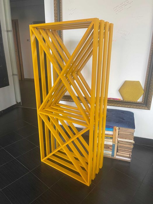 Regał na wino, krzyżak, stojak 135x60x30