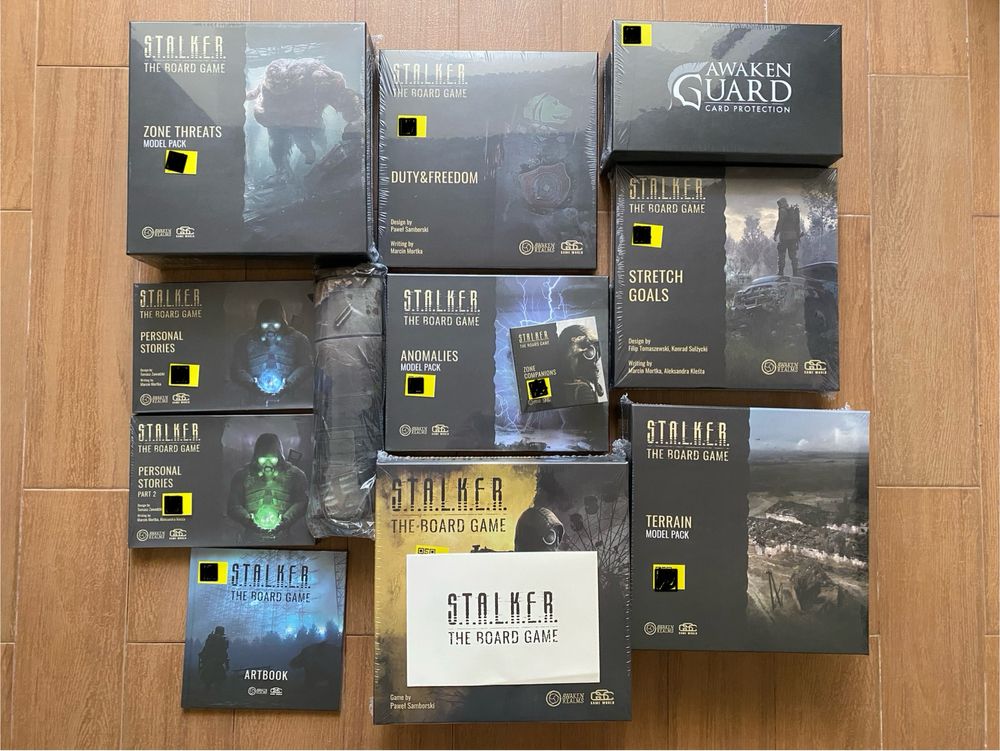 Jogo de tabukeiro STALKER com todas as expansoes