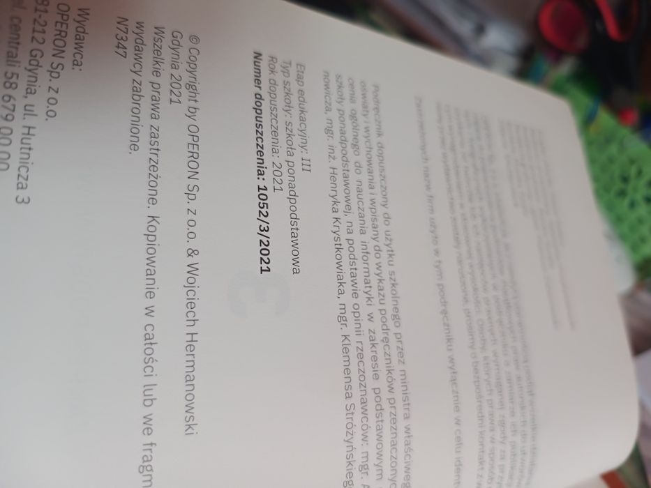 Informatyka 3 wyd Operon