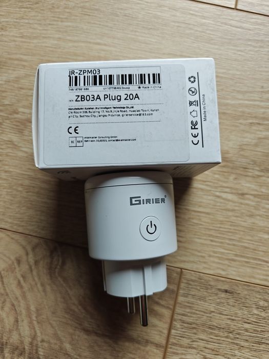 Inteligentna wtyczka ZigBee 20A
