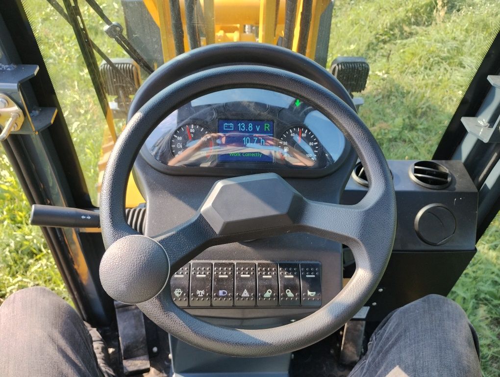 MINI ŁADOWARKA NEX łyżka widły krokodyl MBM wynajem wypożyczalnia