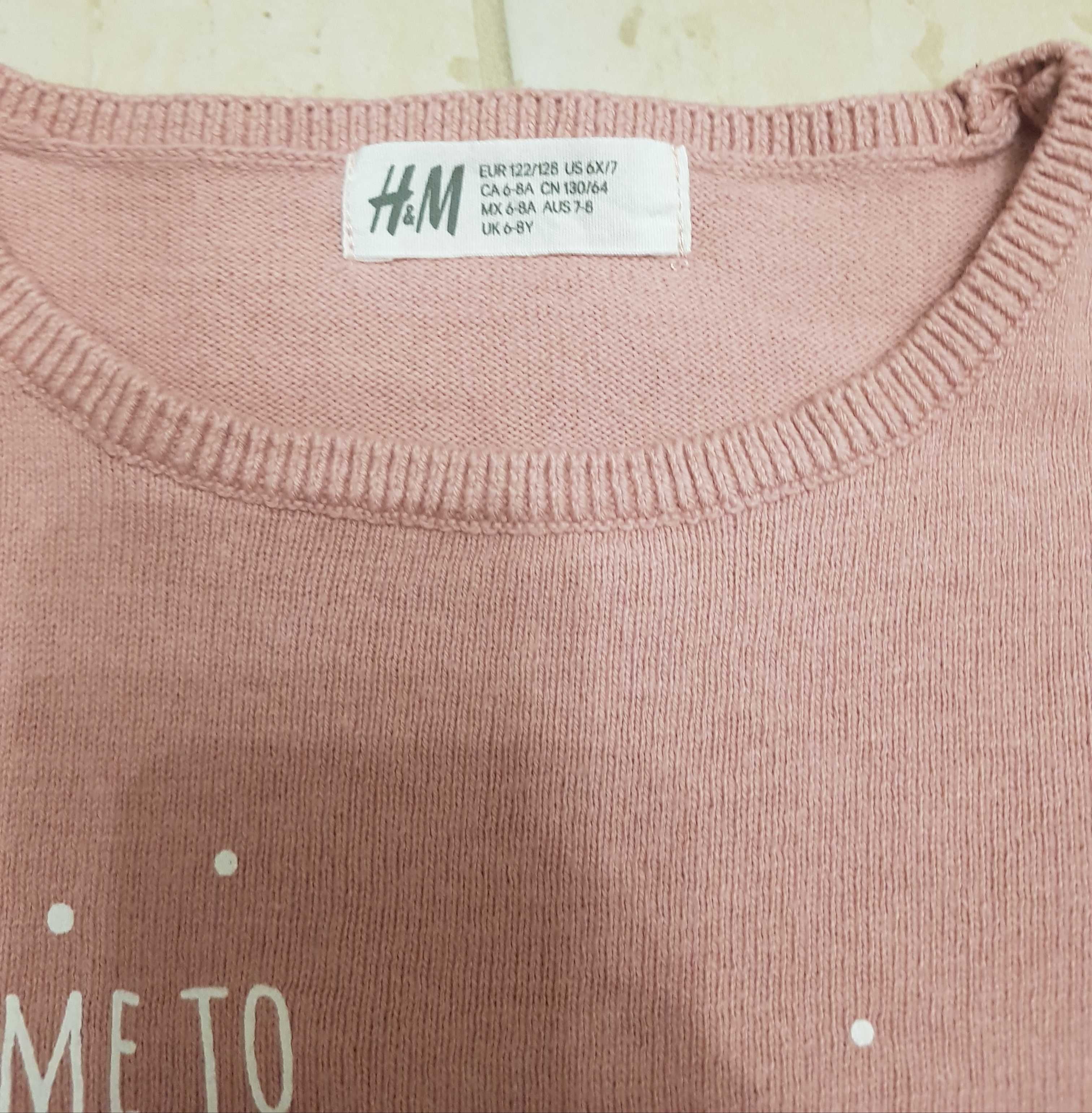Sweterek hm rozm 122/128