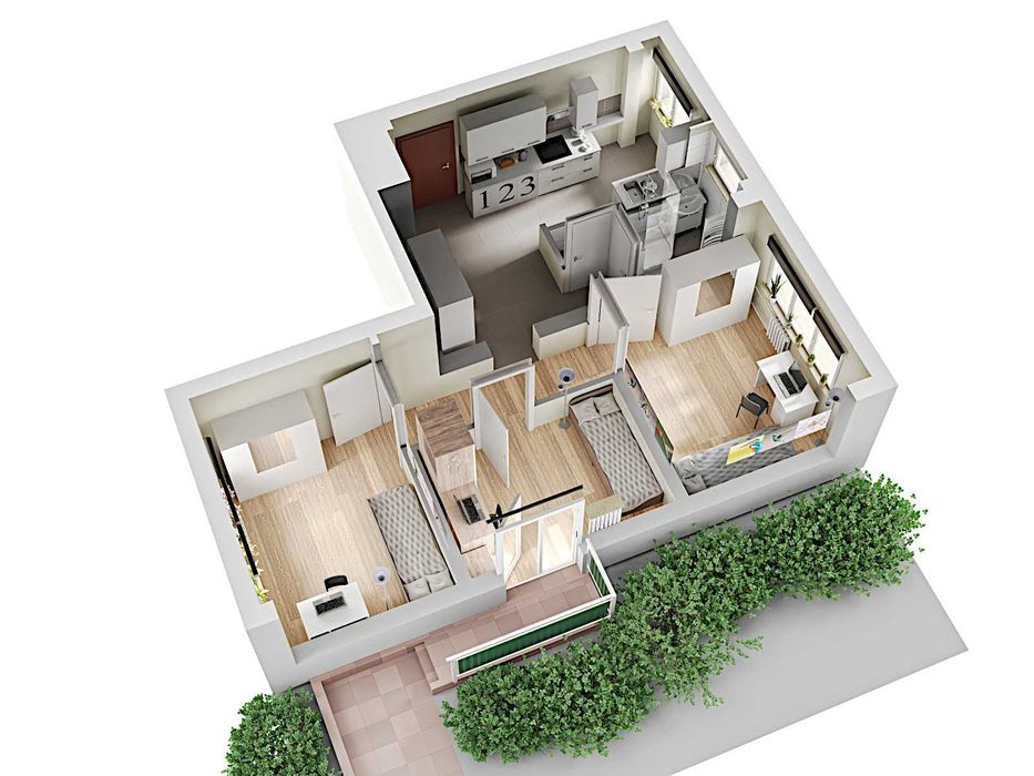 Pokój jednoosobowy ul. Grażyny 1 super miejsce