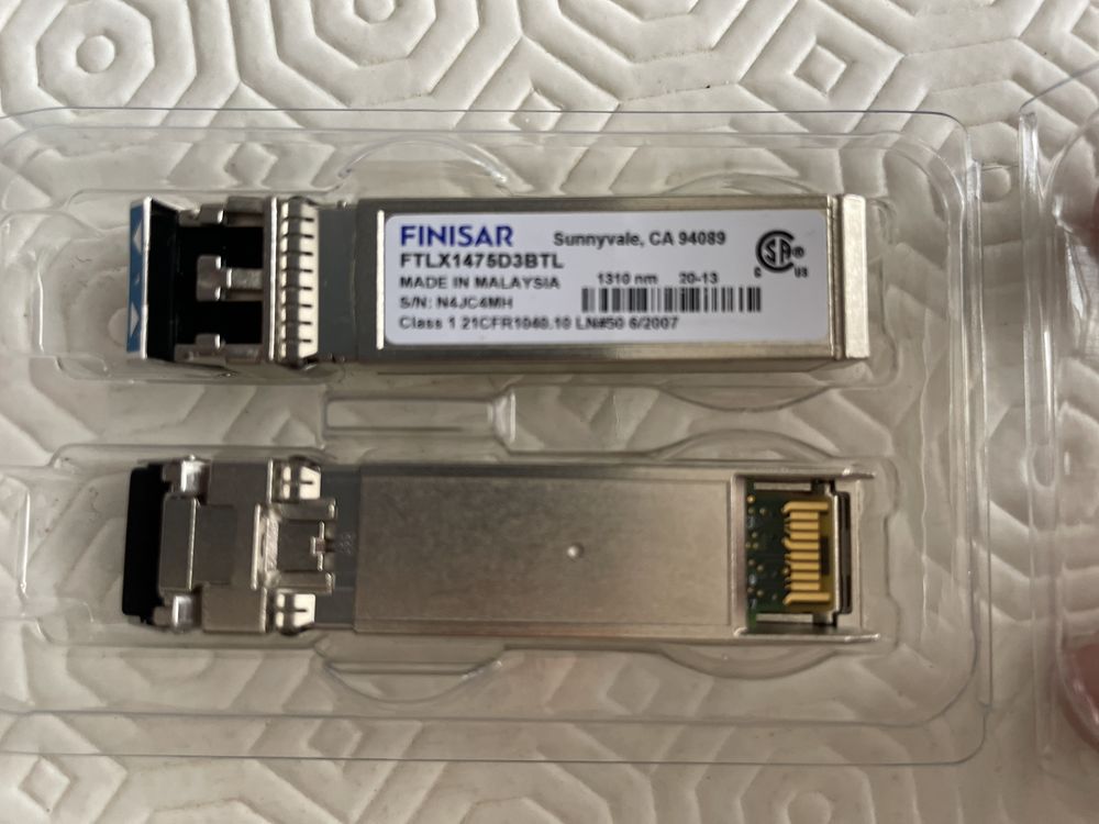 Audio optic SFP+ FINISAR FTLX1475D3BTL audiophile grade