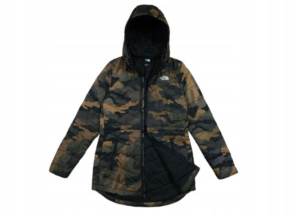 THE NORTH FACE Kurtka Parka Lekka Damska Moro Logowana r. S