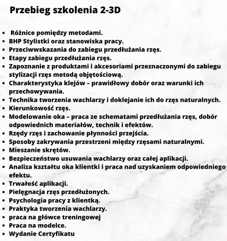 Stylizacja rzęs szkolenie, kurs rzęsy przedłużanie Toruń