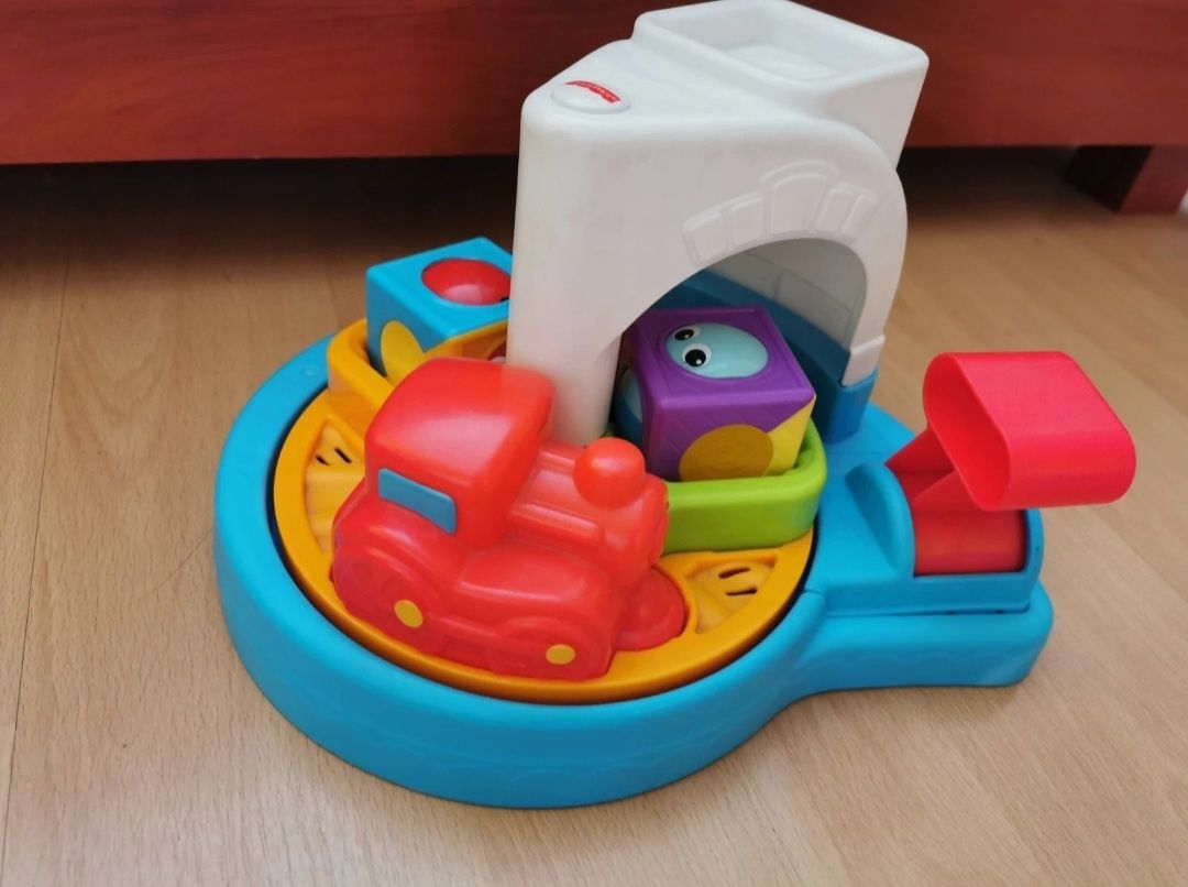 FISHER PRICE ruchome klocki miasteczko