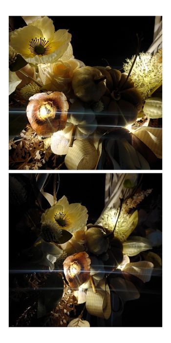 Piękny komplet jesienny wianek bukiet