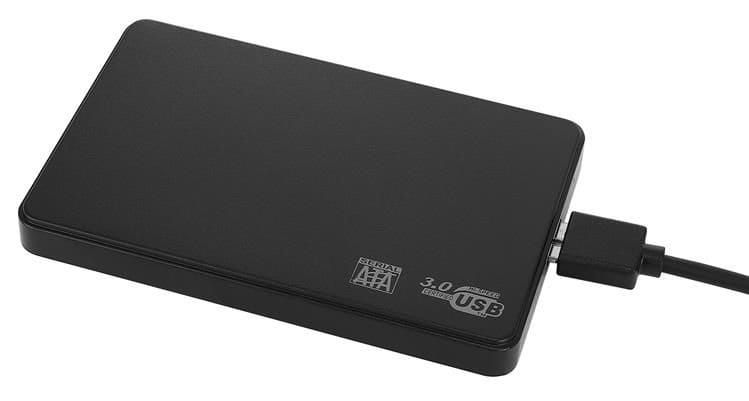 Obudowa dysku 2,5" USB 3.0 SATA UASP Czarna