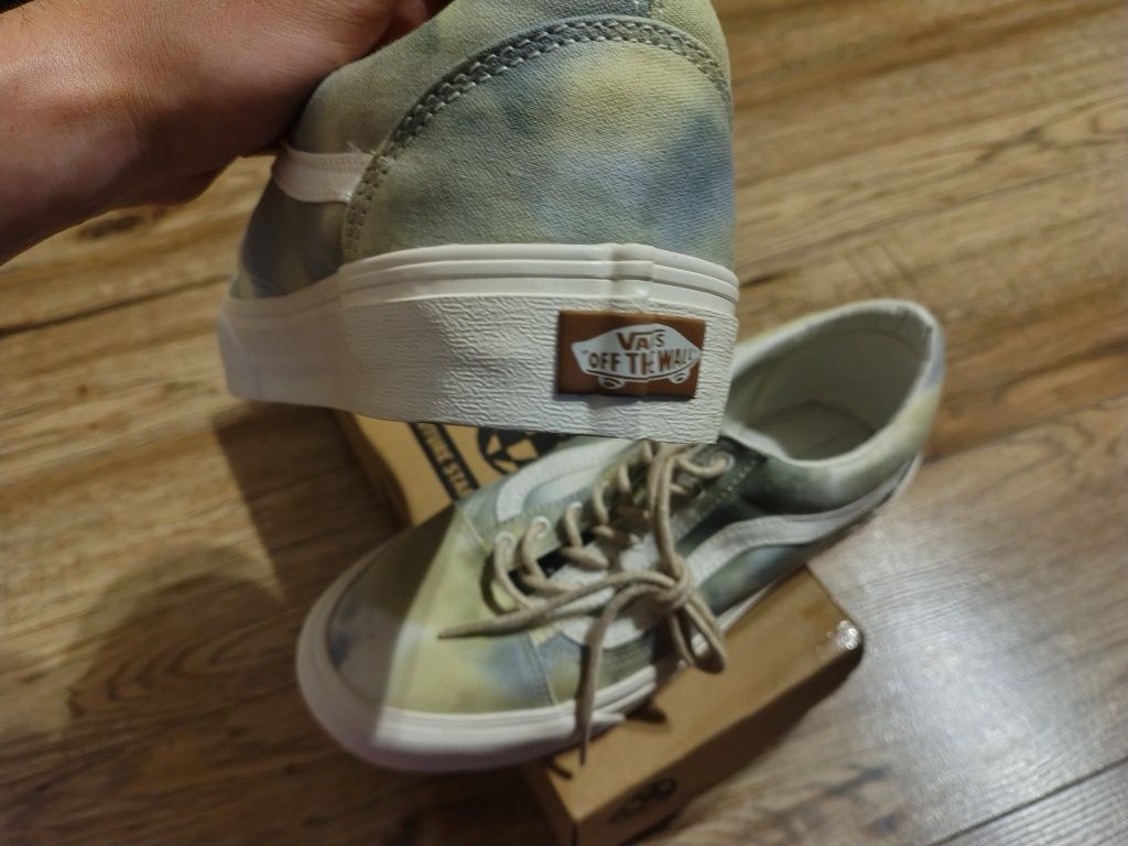 Trampki Buty Tenisówki Vans Old Skool Vr3  green Tie Dye - rozmiar 43