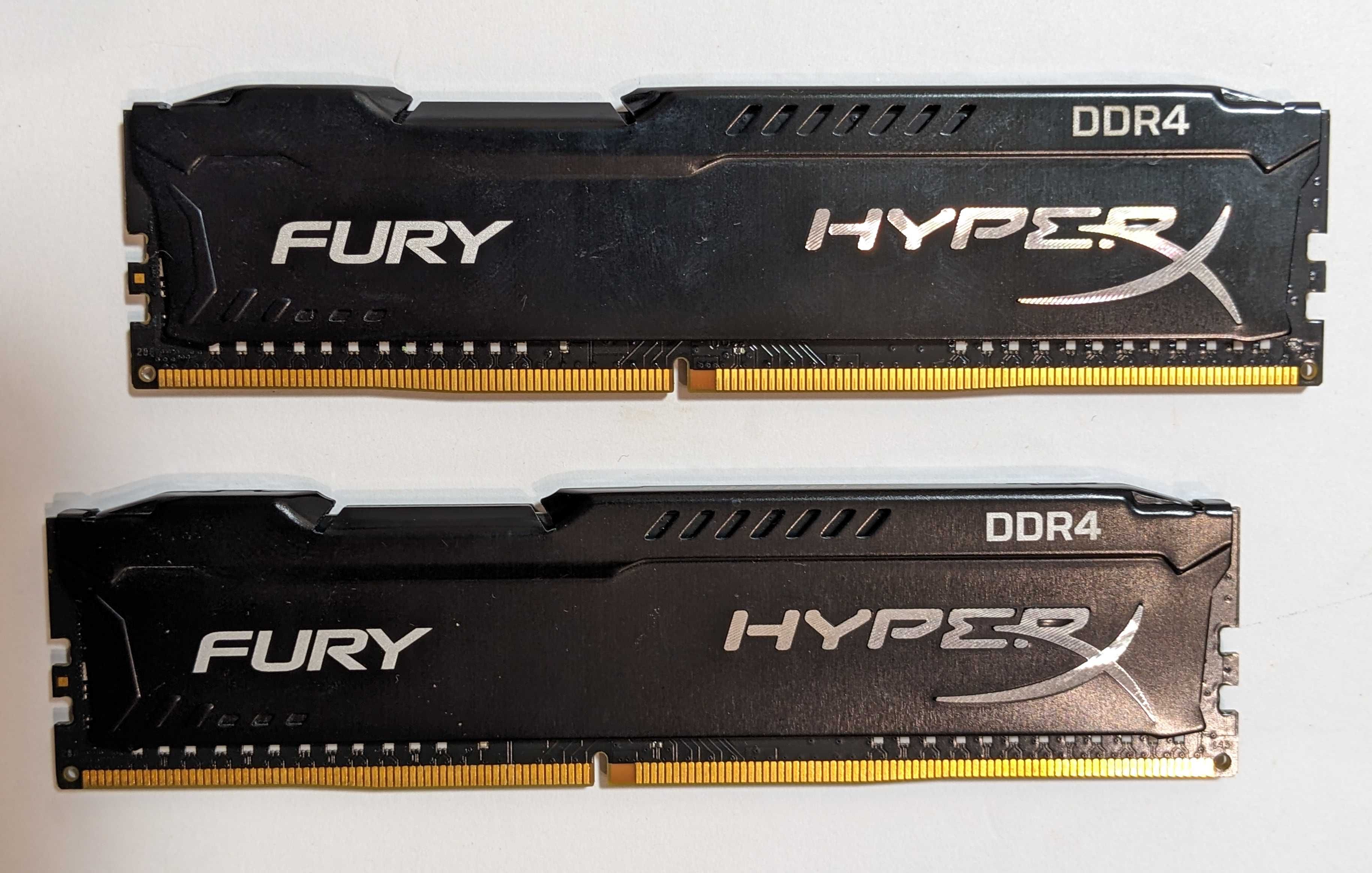 2 шт HyperX Fury 8GB DDR4 Kingston hx429c17fb2/8 (16GB в сумі)
