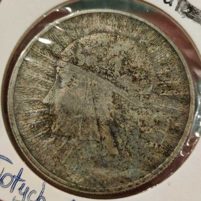 10 złoty 1932 b.z.m. Głowa Kobiety, II Rzeczpospolita, Polska