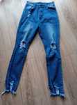 Jeansy damskie z wysokim stanem