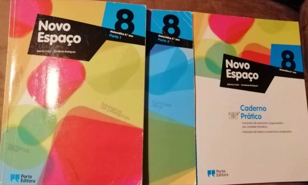 Livros escolares 8 ano