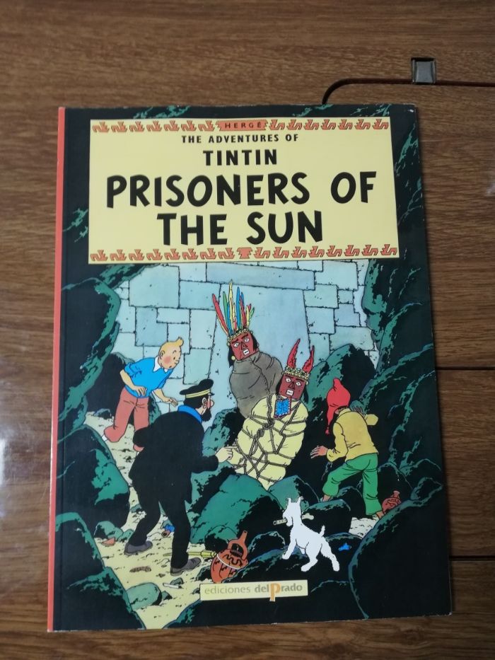 4 Livros The Adventures of Tintin - Edição em Inglês