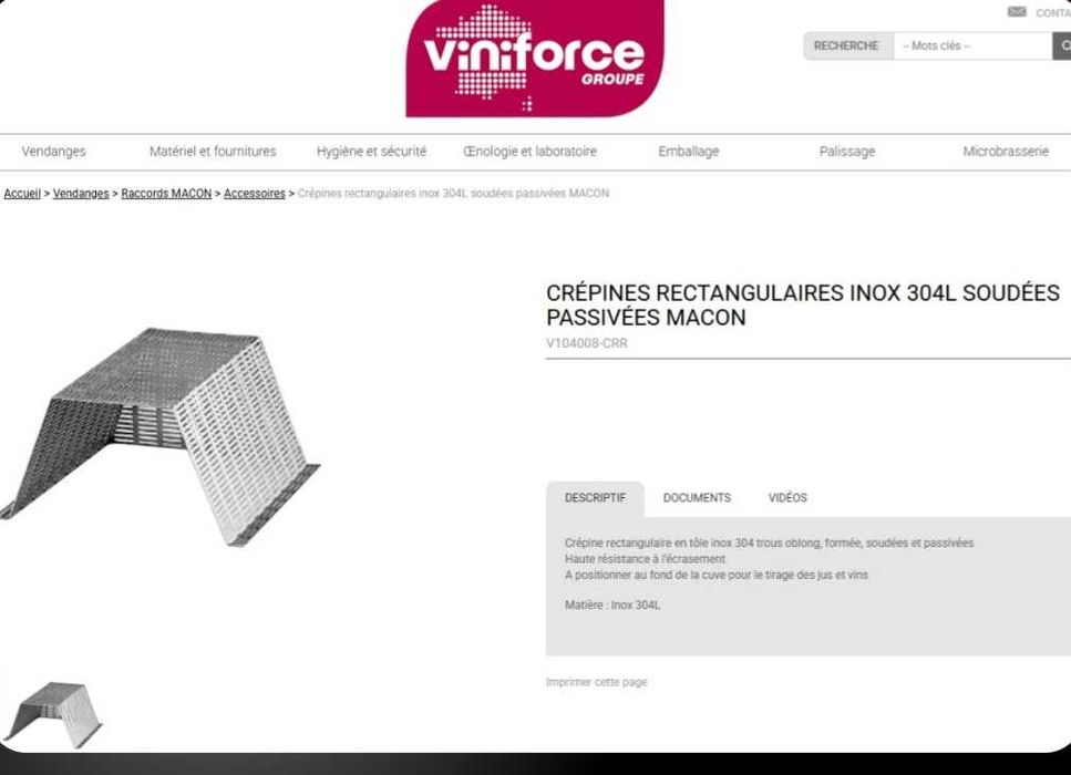 Filtro inox para torneira