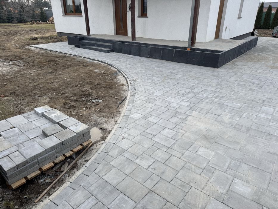 BRUKARSTWO, usługi KOPARKO-ŁADOWARKĄ, utwardzanie terenu