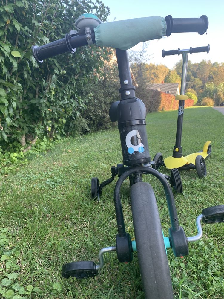 Hulajnoga + rowerek-biegówka