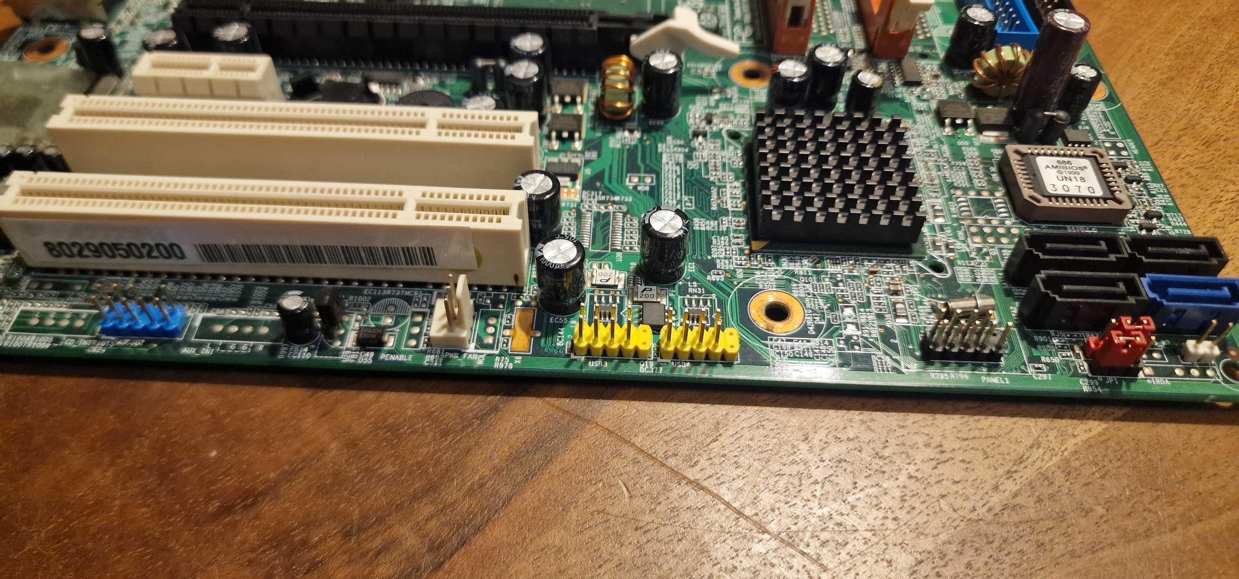 Płyta ECS 945GCT-NM 512MB DDR2 Celeron 2,66G pod XP