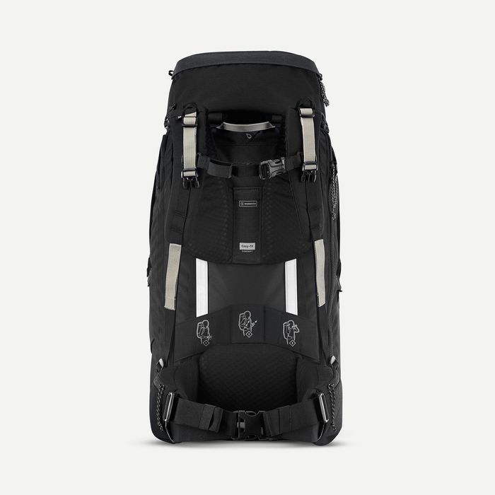 Mochila de viagem e trekking abertura tipo mala 50 + 6 L