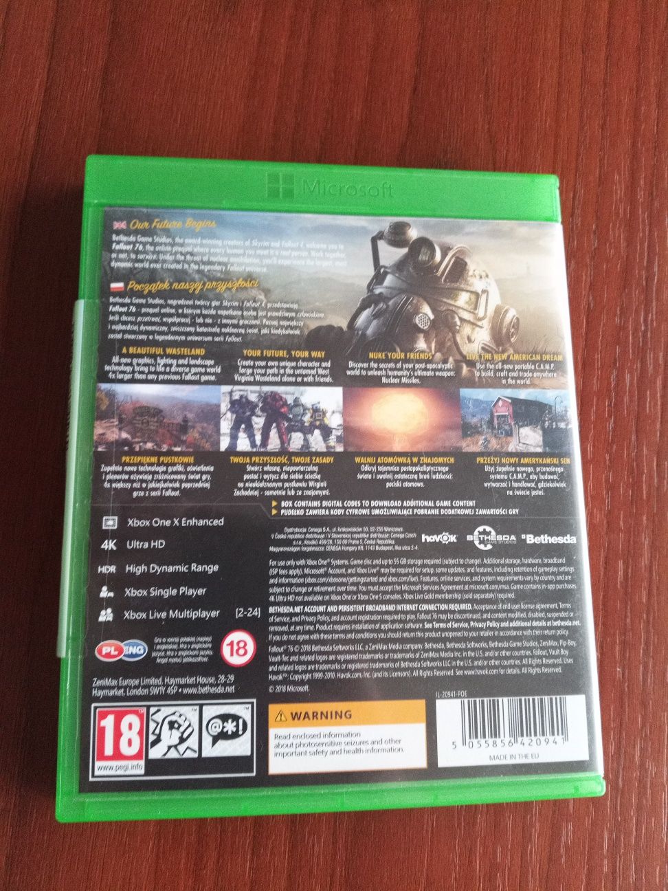 Fallout 76 PL Xbox One.