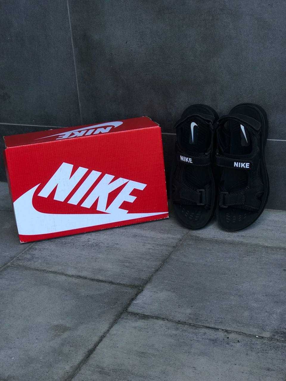 Сандали NIKE мужские Черные ультралегкие Гарантия! Найк летние Новинка