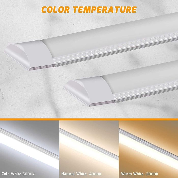 Nowa lampa sufitowa / świetlówka / LED / 3000K/ 120CM / żarówka !3703!