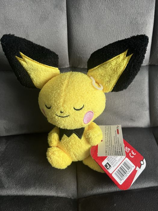 Pluszak maskotka przytulanka pichu pokemon oryginalny nowy miś spiacy