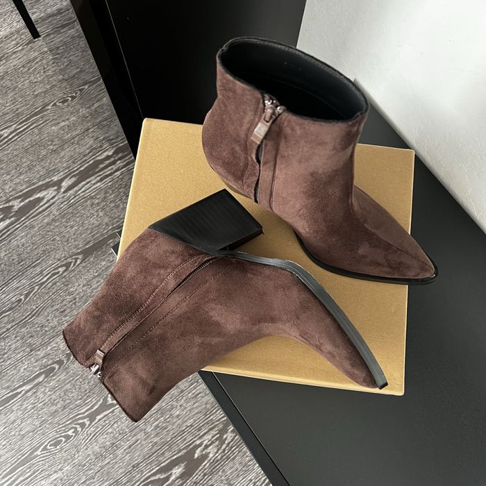 Стильні шоколадні козаки / шоколадні ковбойки / коричневі козаки