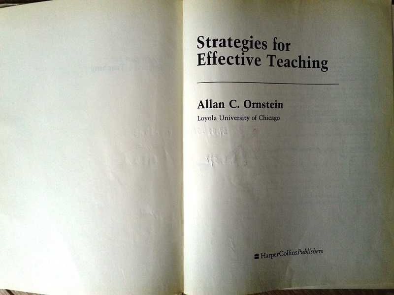 Poradnik Strategie skutecznego nauczania A. C. Ornstein