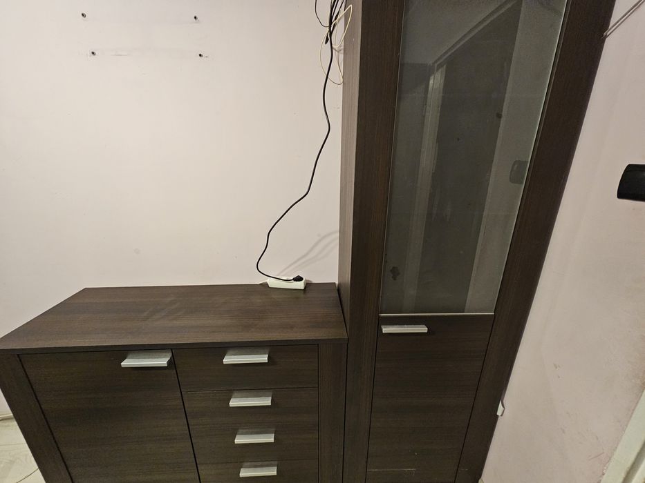 Zestaw mebli ciemna czekolada