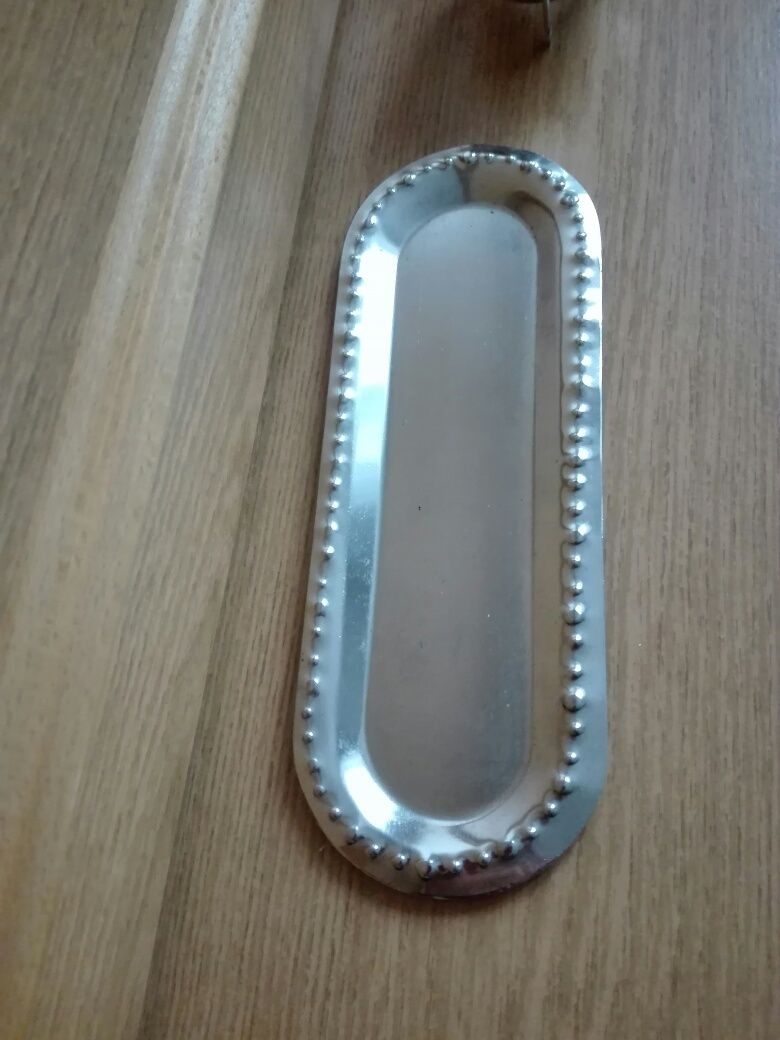 Pojemniczki na przyprawy chromowane, jak nowe