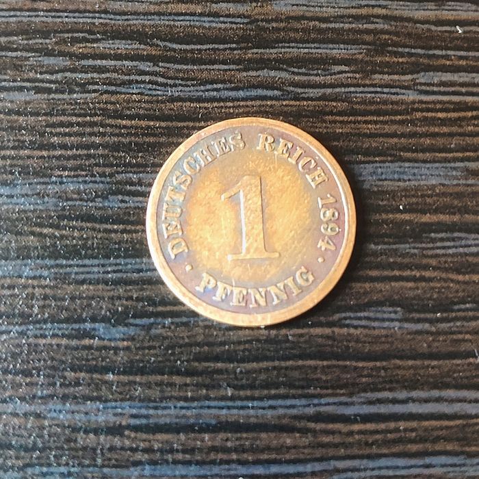 1 pfenning z 1892 - Niemcy