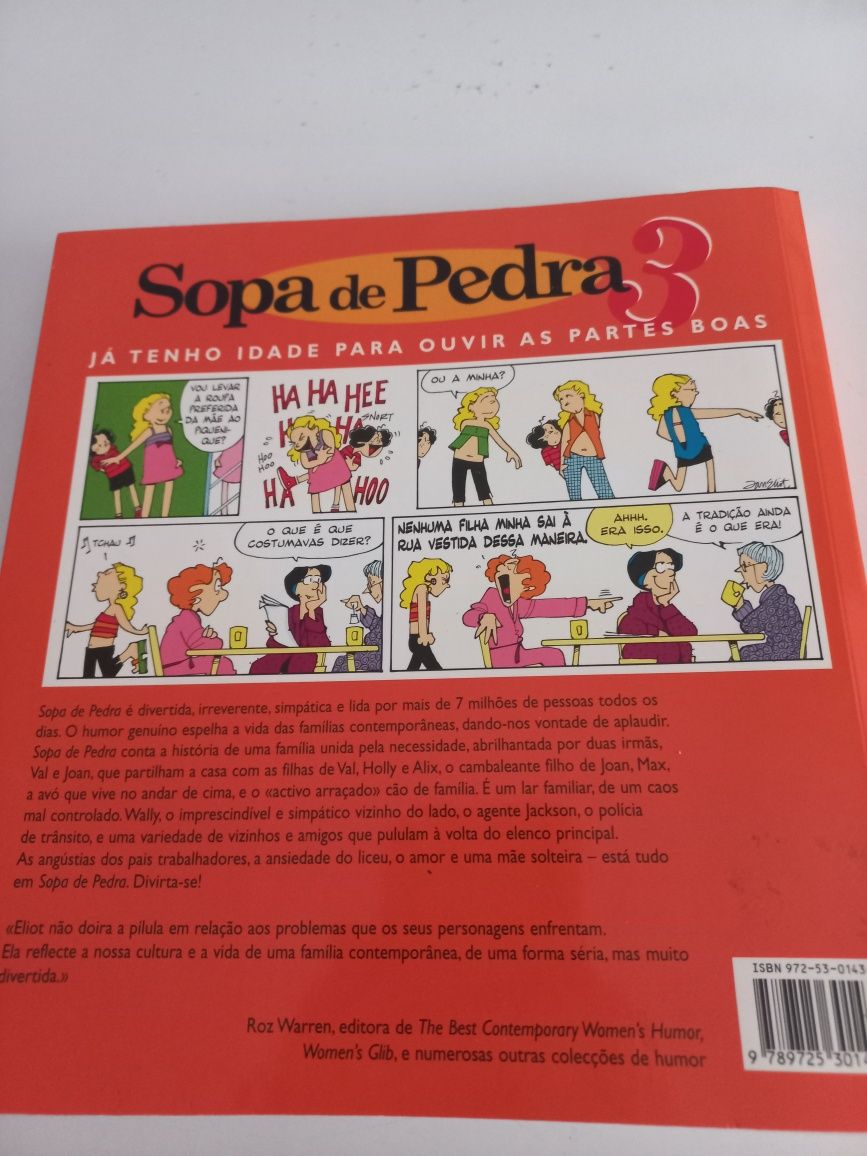 Livro de banda desenhada SOPA DE PEDRA.