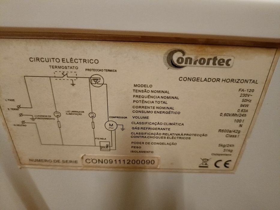 Arca congeladora Confortec