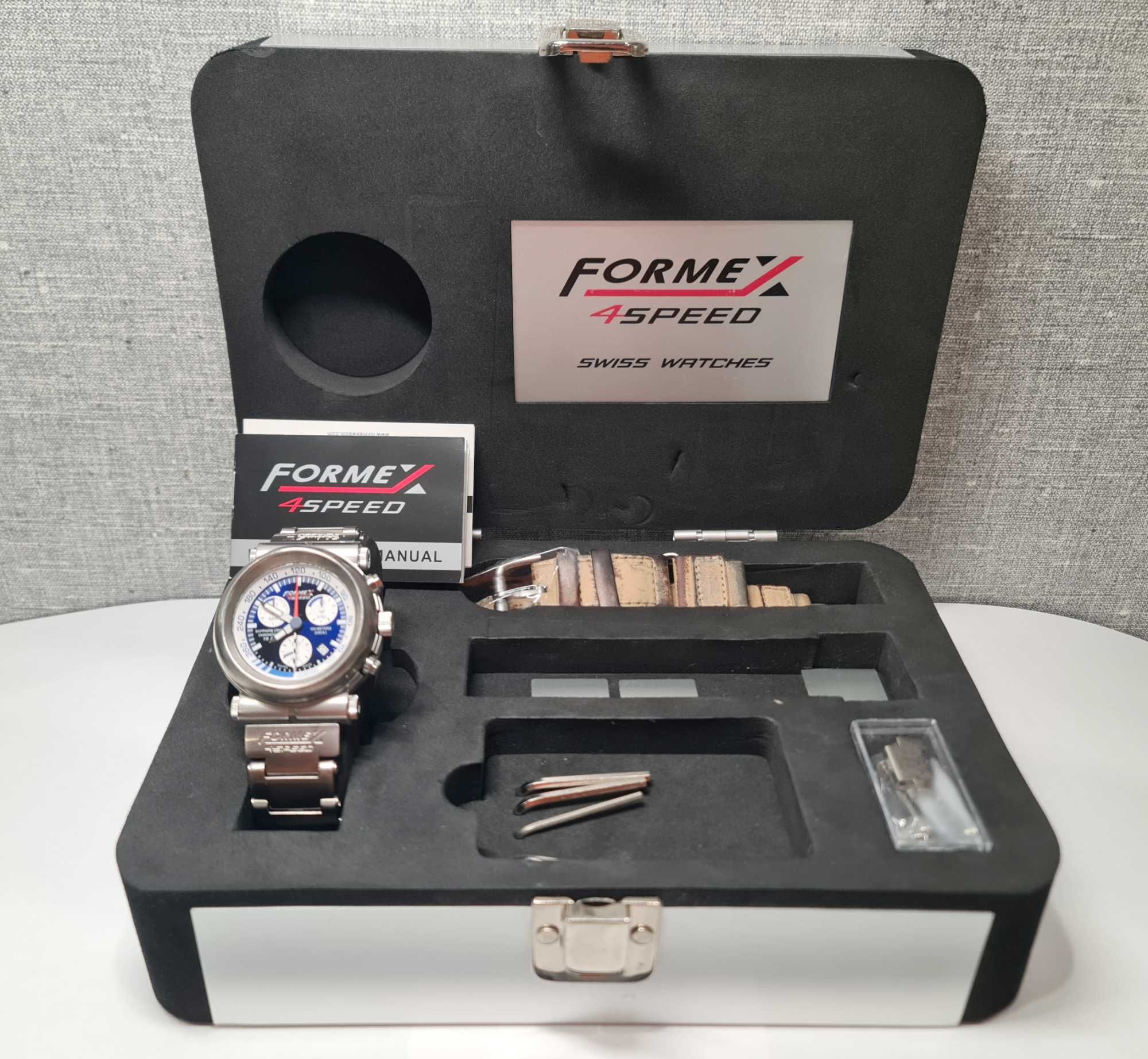 Чоловічий годинник Formex 4Speed Chronograph Titanium-Steel Sapphire