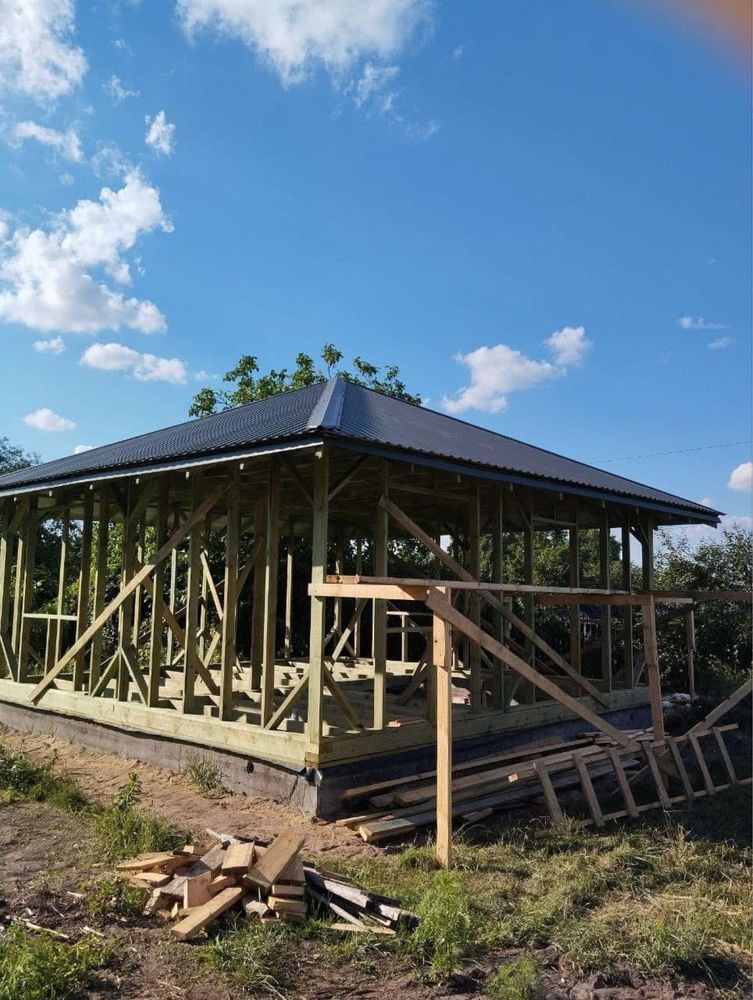 Каркасні деревʼяні будинки