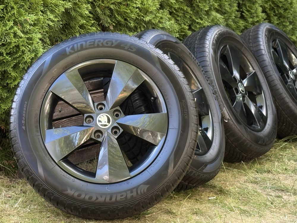 Alufelgi 17 skoda 5x112 jak nowe octavia superb kodiaq karoq