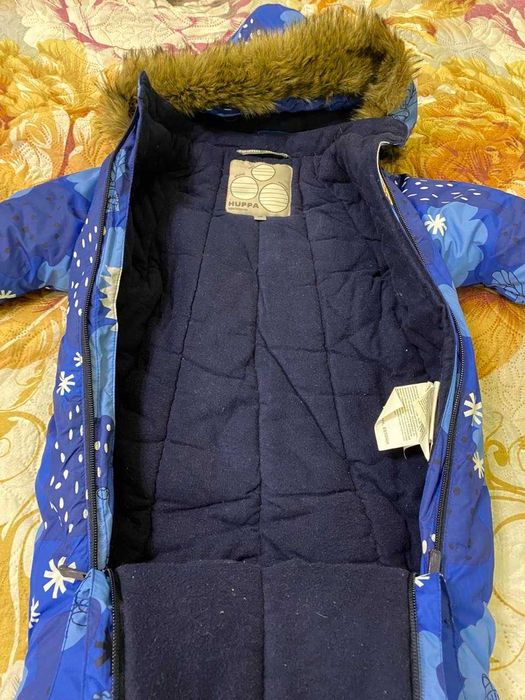 Продам зимний комбинезон Huppa 62см