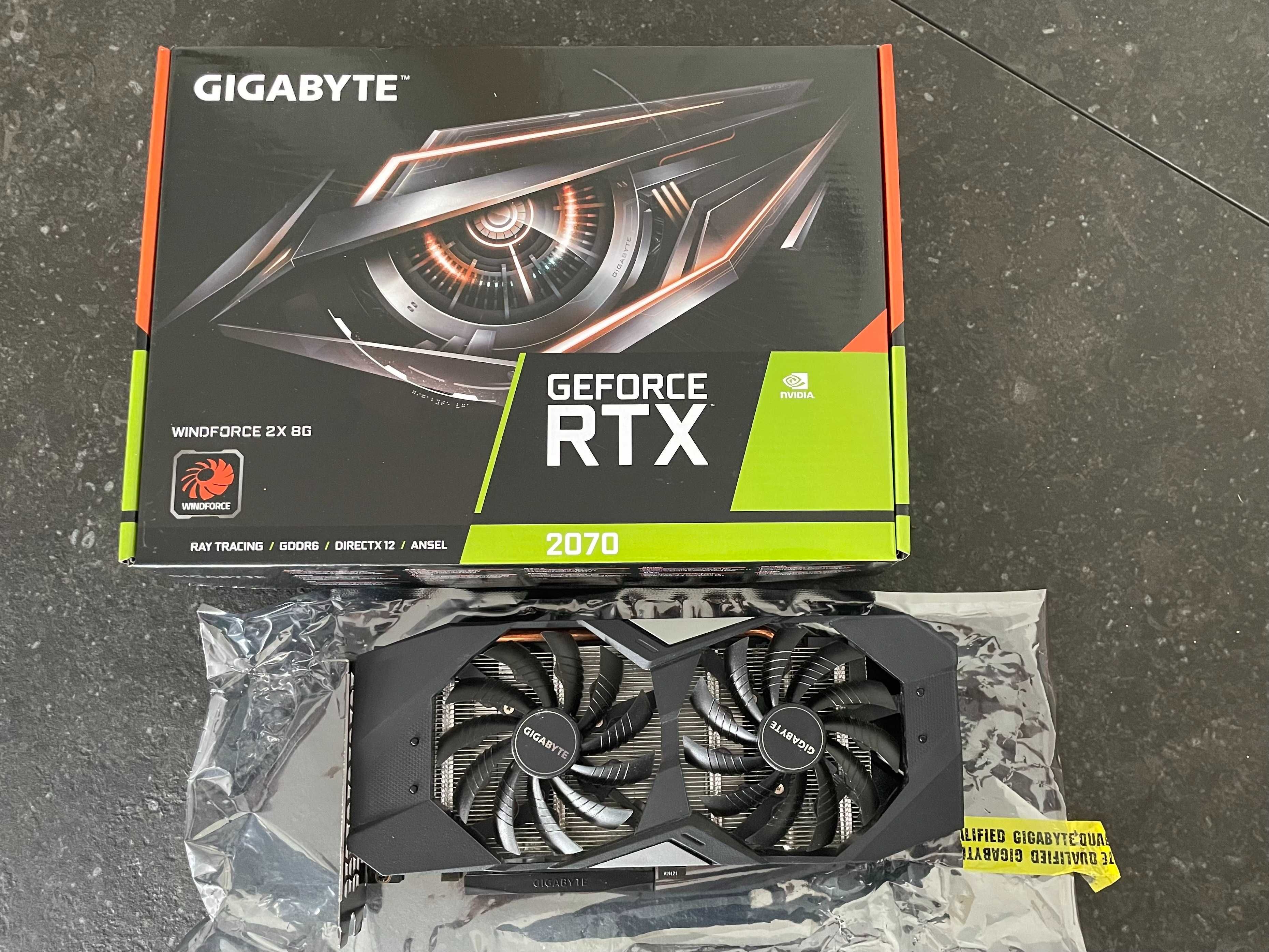 Gigabyte GeForce RTX 2070 WINDFORCE 2X 8GB — sprawna, używana