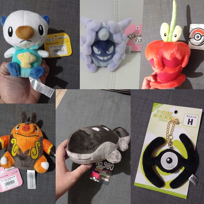 POKÉMON Vários peluches oficias do japão exclusivos e super raros