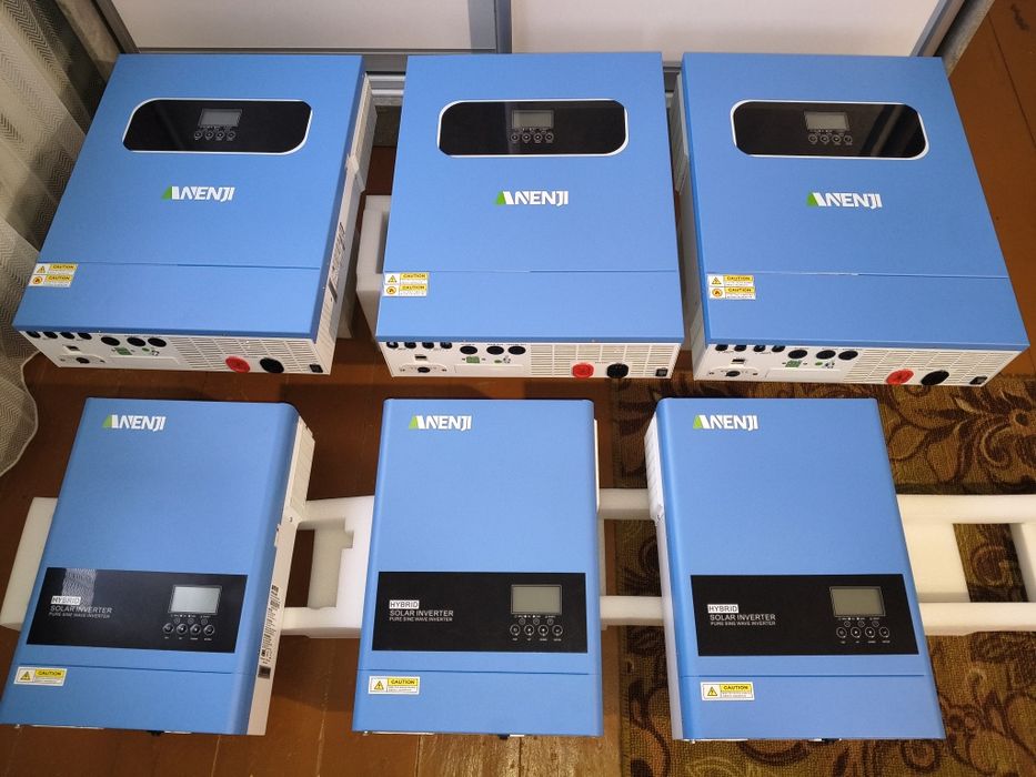 Гібридні Інвертори Anenji 6,2 кВт та 11 кВт 48В WIFI MPPT
