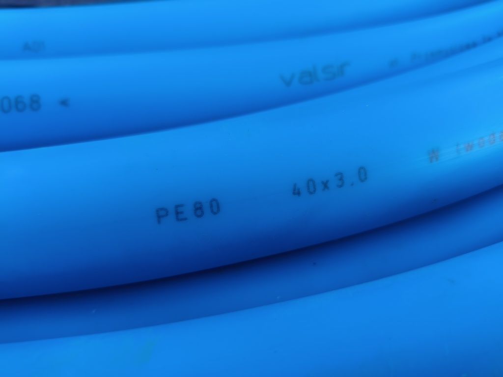 Rura do wody 40x3 PE80 200mb atest nowa