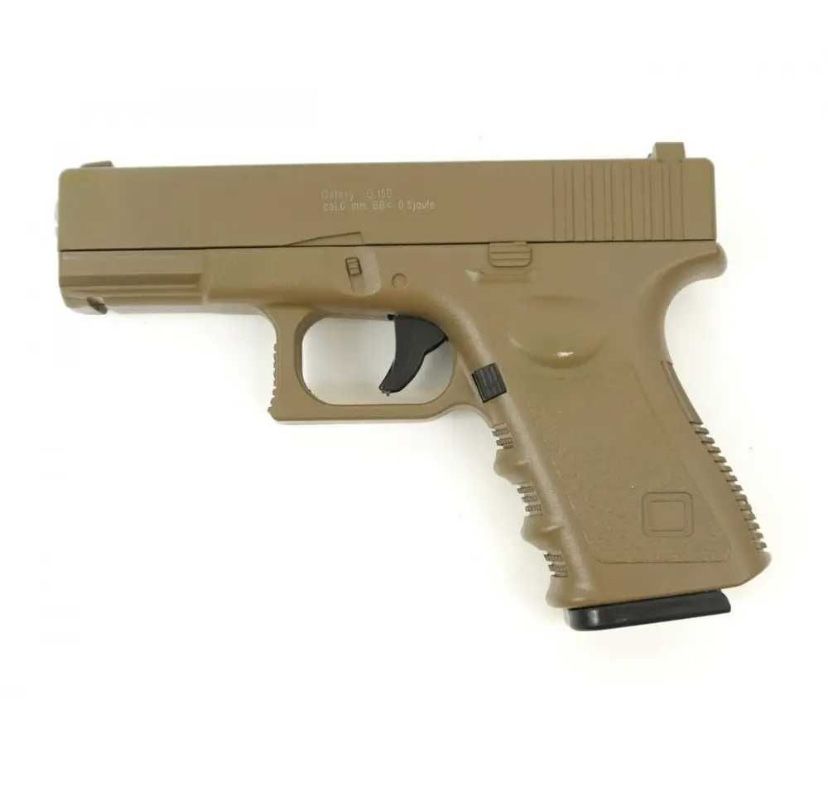 Металевий пістолет Глок дитячий Glock на пульках 6мм іграшковий