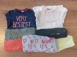 8 pak. Bluzka, t-shirty,leginsy,spodnie. F&F i H$M. Wysyłka.