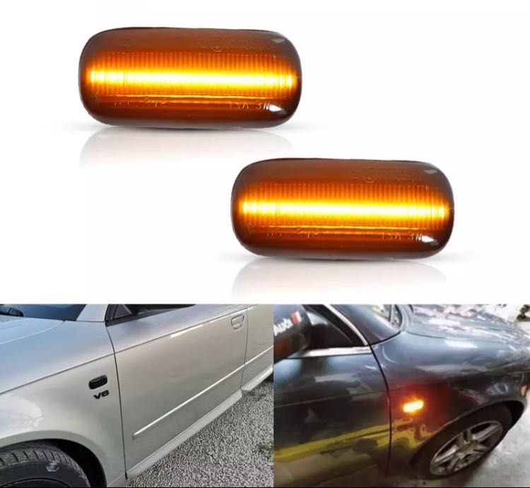 piscas Luz Marcador Lateral Para Audi A3 S3 8P A4 S4 RS4 B6 B7 B8